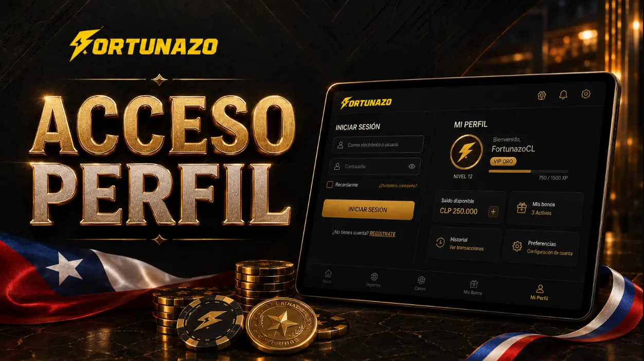 Registro Fortunazo Chile y acceso al perfil